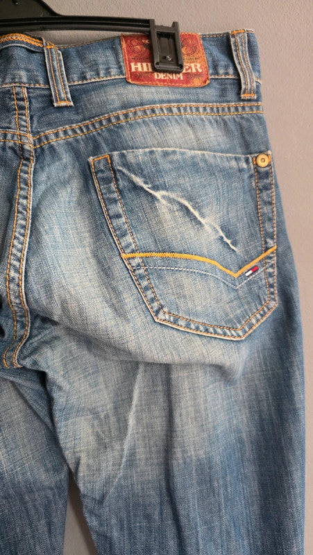 Tommy Hilfiger Denim Rogar DW Vintage Straight Leg Jeans W32 L30 Dawn Wash