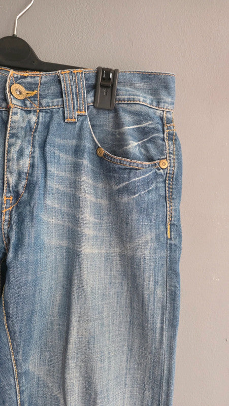 Tommy Hilfiger Denim Rogar DW Vintage Straight Leg Jeans W32 L30 Dawn Wash