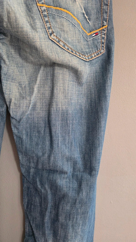 Tommy Hilfiger Denim Rogar DW Vintage Straight Leg Jeans W32 L30 Dawn Wash
