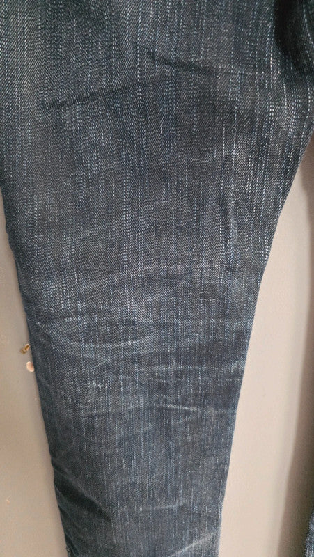 PM Raw Poolman Tommy Bay Dark Wash Straight Leg Jeans W34 L32 Vintage Staple