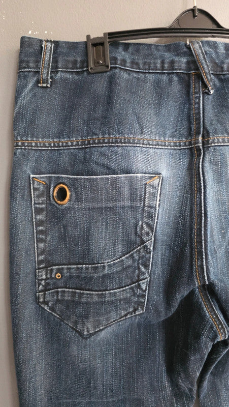 PM Raw Poolman Tommy Bay Dark Wash Straight Leg Jeans W34 L32 Vintage Staple