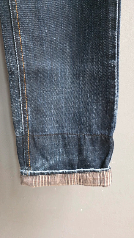 PM Raw Poolman Tommy Bay Dark Wash Straight Leg Jeans W34 L32 Vintage Staple