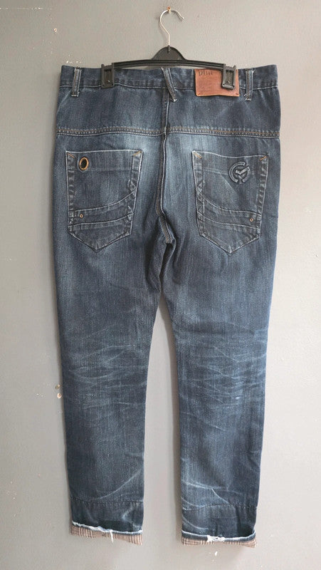 PM Raw Poolman Tommy Bay Dark Wash Straight Leg Jeans W34 L32 Vintage Staple