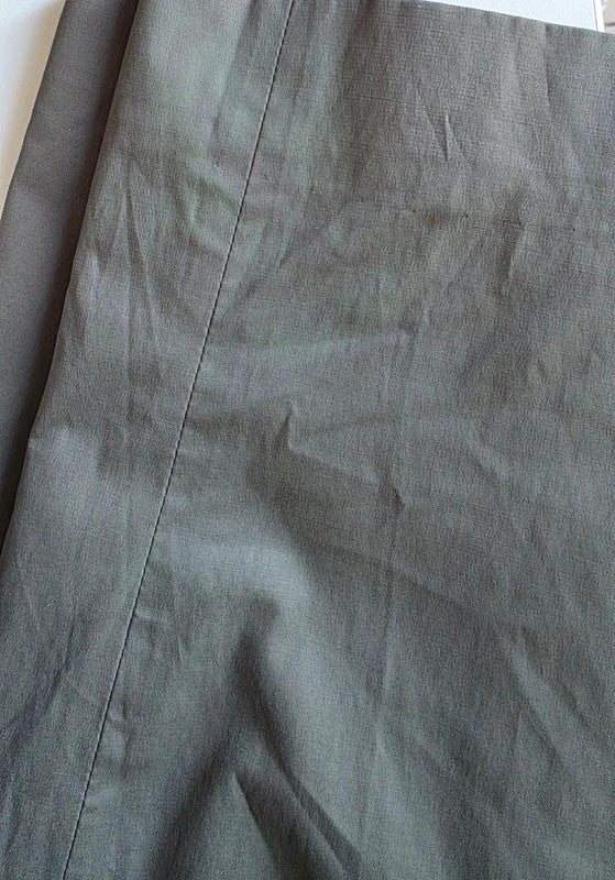 Banana Republic Khaki Green Stretch V-Neck Short Sleeve Shift Dress UK 8 S Smart
