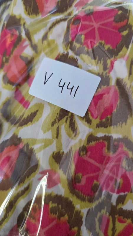 Boden Pink Yellow Floral Cotton Blend Shift Dress UK 10 S Summer Garden