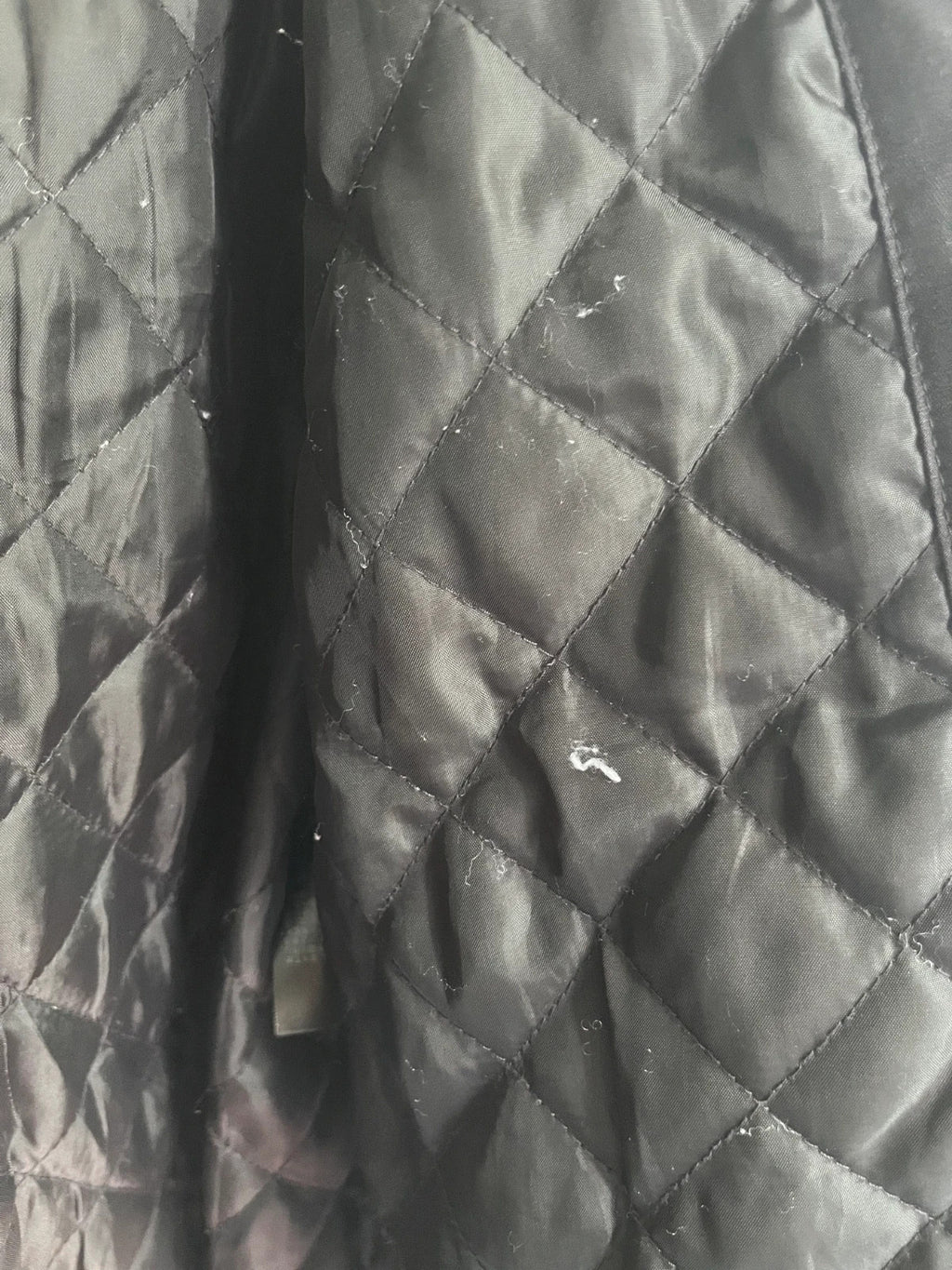 Topshop Black Padded Faux Fur Trim Hooded Winter Jacket UK 10 Medium Warm Coat